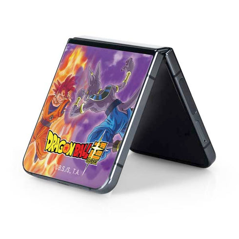 Dragon Ball Super Goku vs Beerus Galaxy Z Flip5 5G Skin